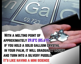 Wetenschappelijk Experiment 10g Gallium Granulat Metall 99,99% | 4N Ga 31 | Flüssiges Metall Experimenteel Metaal Wetenschappelijk Experiment 10g Gallium Granulat Metall 99,99% | 4N Ga 31 | Flüssiges Metall Experimenteel Metaal