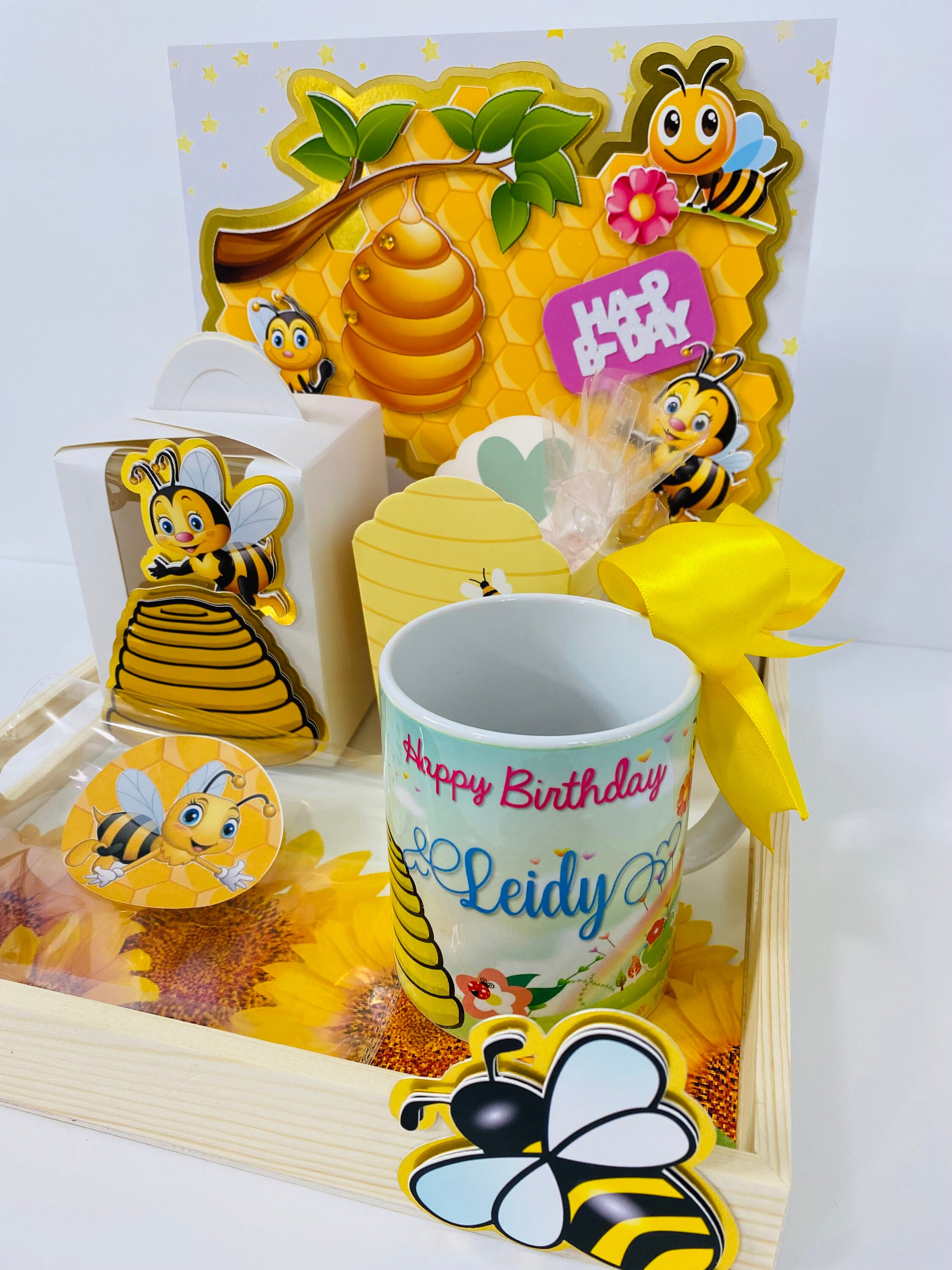 Personalized Breakfast Tray Birthday Gift Mothers Day Love Details Cute