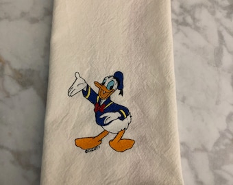 Donald Duck, tea towel, kitchen towel, dish towel, hand towel