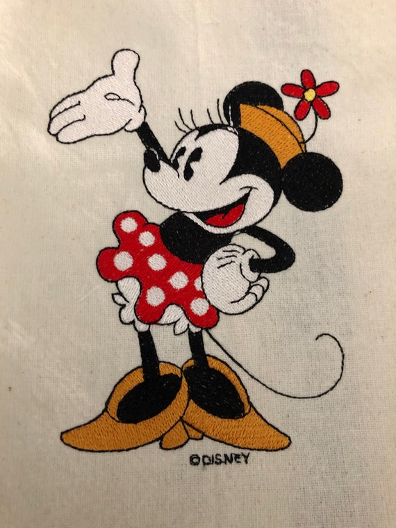 Mickey & Minnie Mouse Kitchen Dish Towel, Red