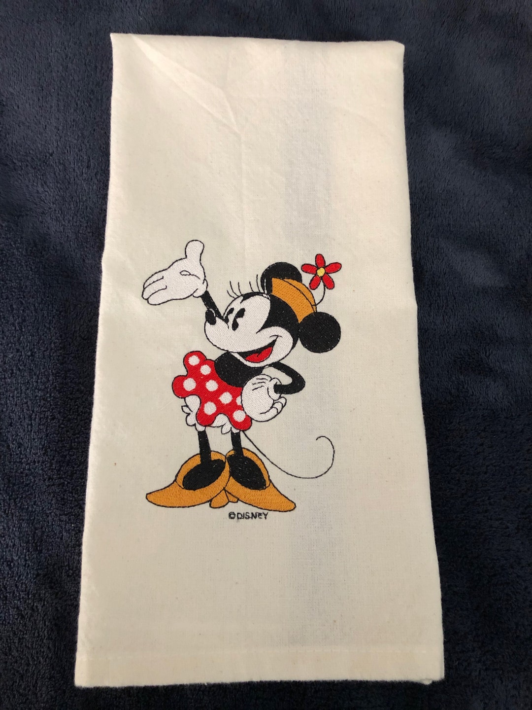 Original Minnie Mouse, Tea Towel, Kitchen Towel, Dish Towel - Etsy