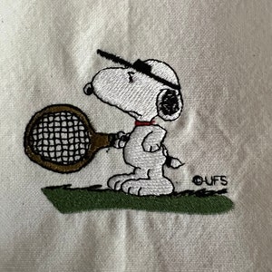 Snoopy, Peanuts tea towel, kitchen towel, dish towel