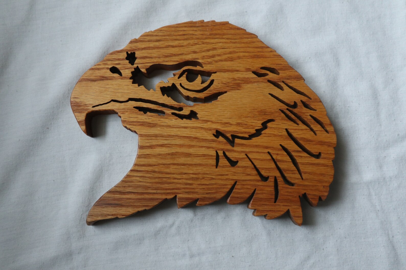 BALD EAGLE Wall Decor, Home Decor, Wooden Art , Scroll Saw Wood Art