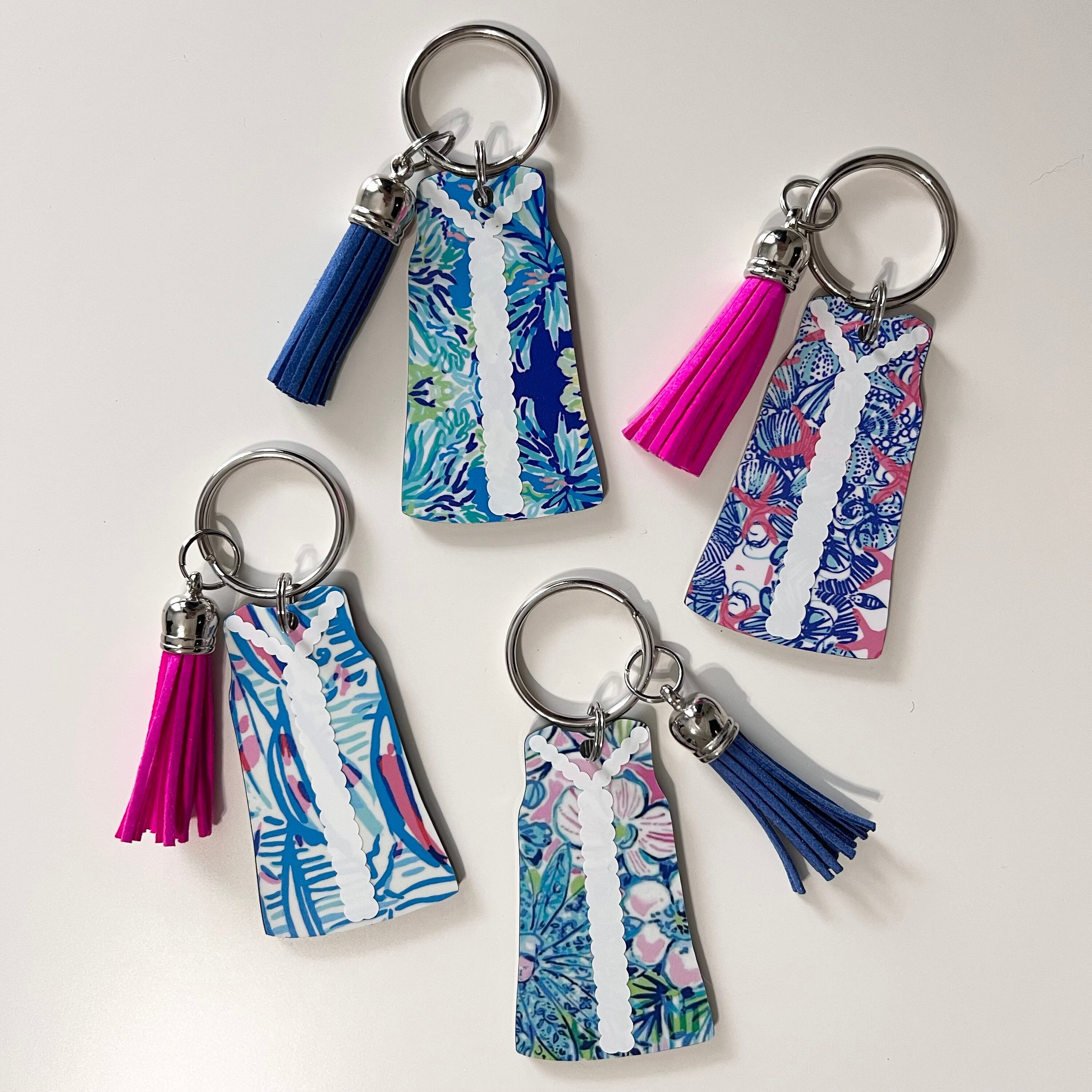 Lilly pulitzer shop monogram keychain