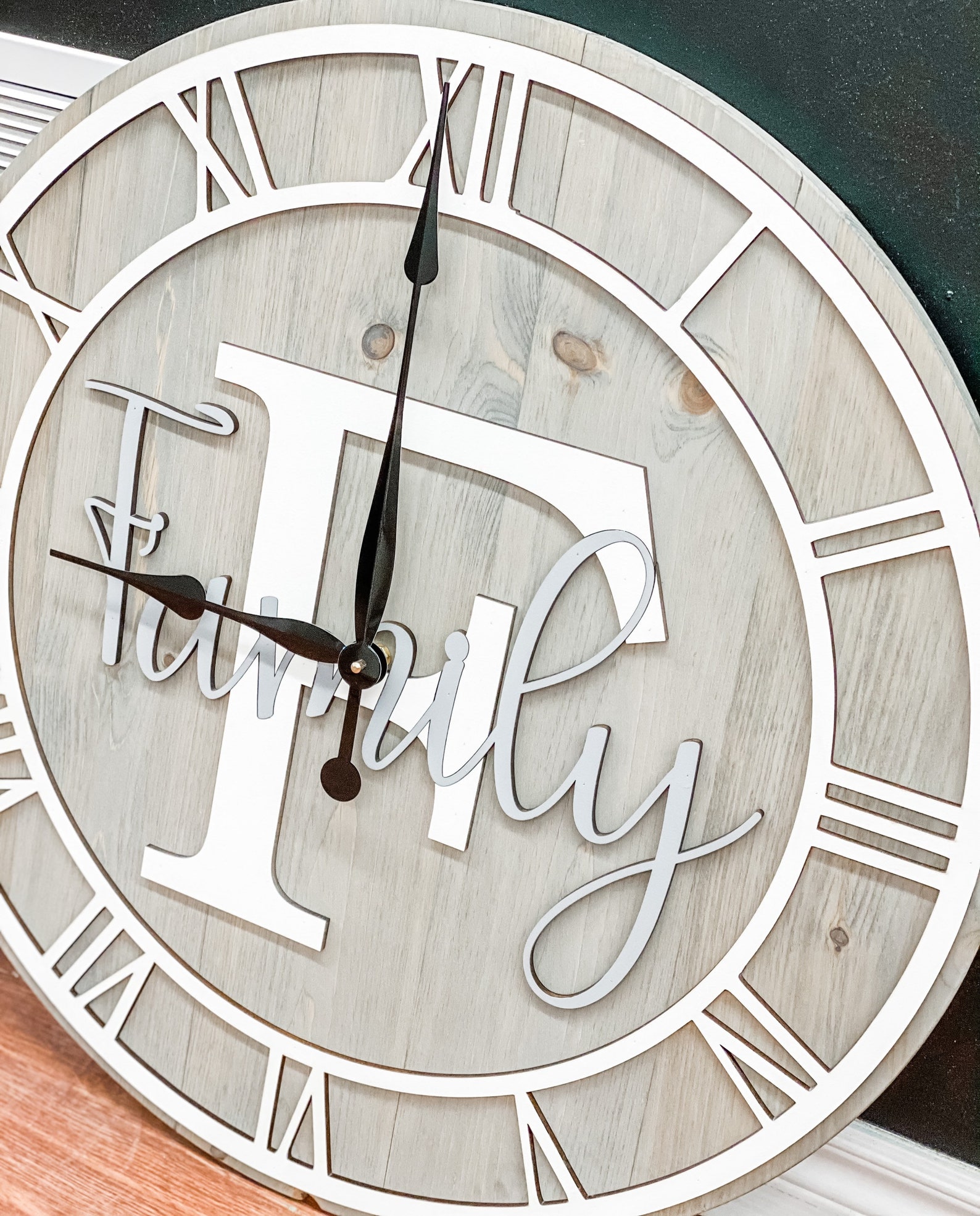 Wall Clock Personalized Mothers Day Gift Gift For Mom Etsy