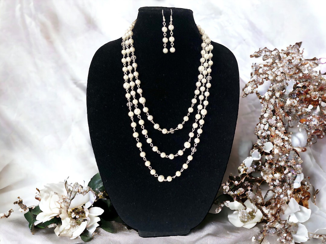 【U LAN】23FW★ [LAN ARCHIVE] 018 layered pearl necklace U LAN (ユーラン) - [LANARCHIVE]018エリーレイヤードパール