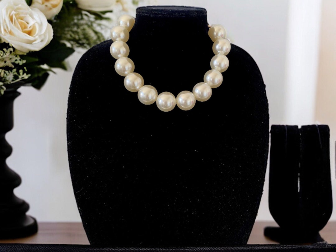 Multicolor Chunky Acrylic Bead Necklace & Earring Set - Statement Jewelry For Women & Girls
