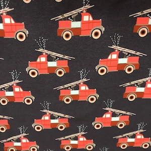 Hilco Sweat Fire Truck-Sweaty - Fire Department Fire Engine Dark Blue
