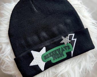 Personalized Toboggan- Custom, Patches, Winter, Fall, Hats, Christmas, Gifts, Stocking Stuffer, Personalized, Cold, Chilly, Holidays,