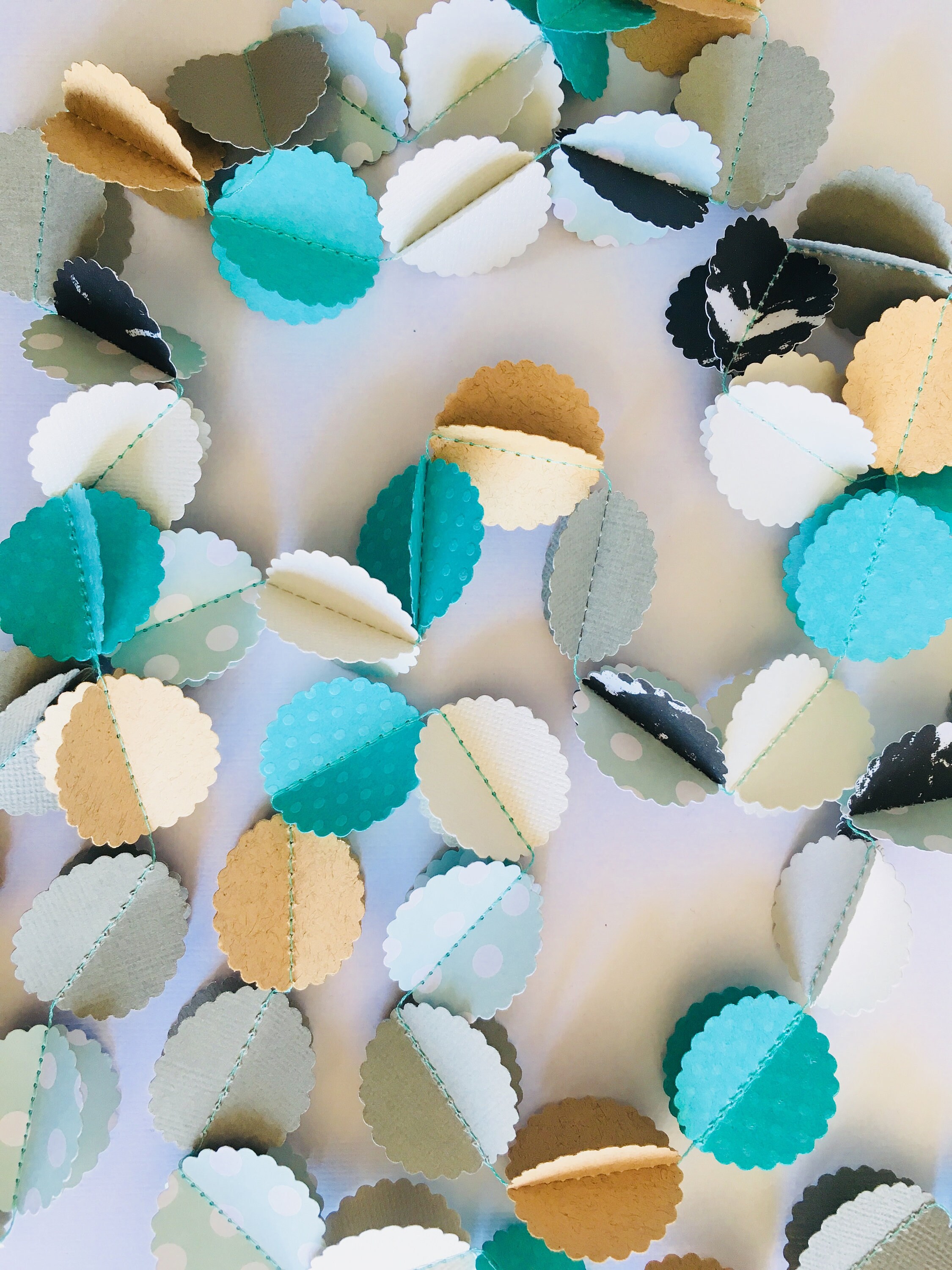 Guirlande Petites Fleurs Groseille