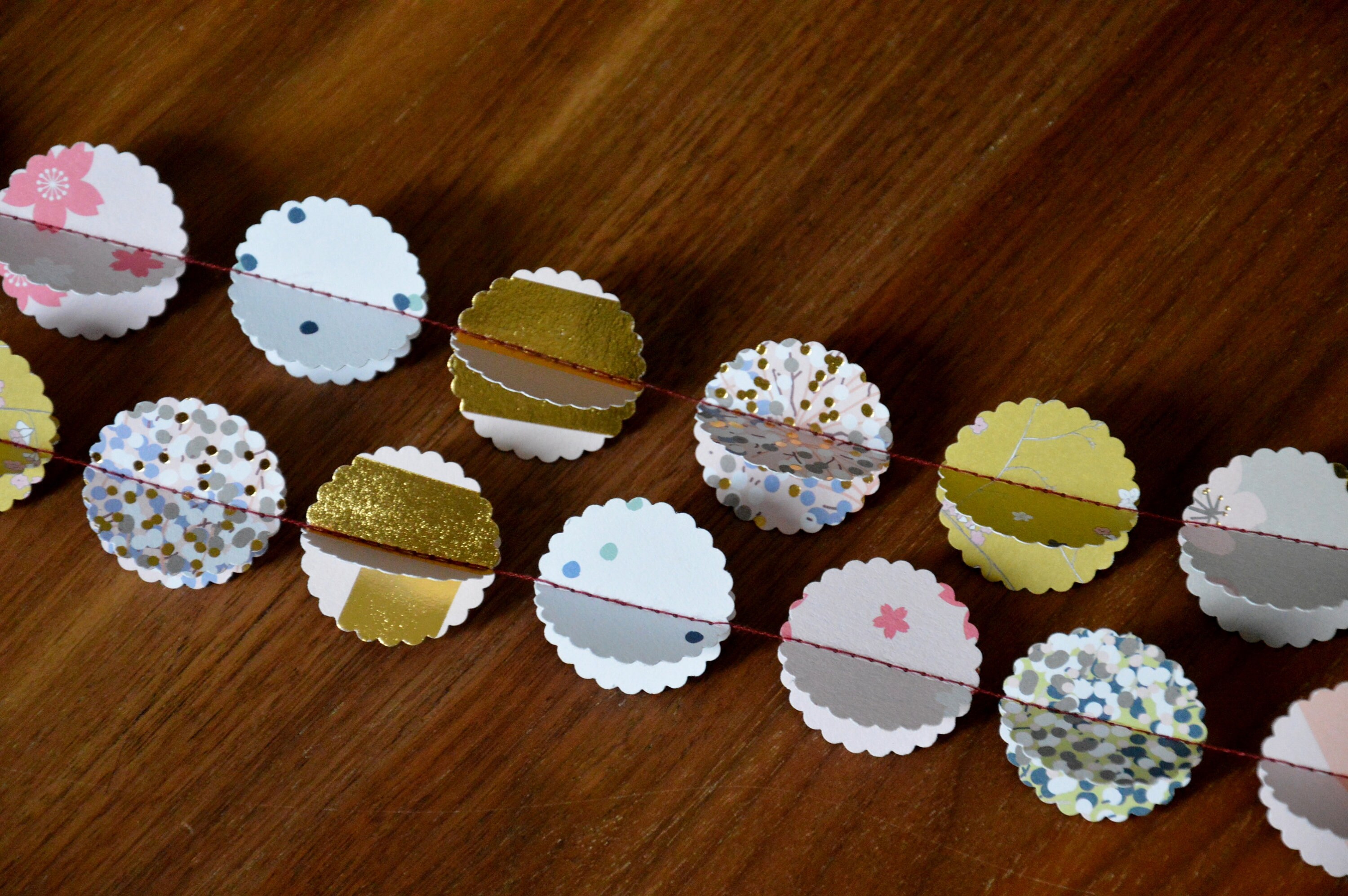 Grande Guirlande de Petites Fleurs Anémone