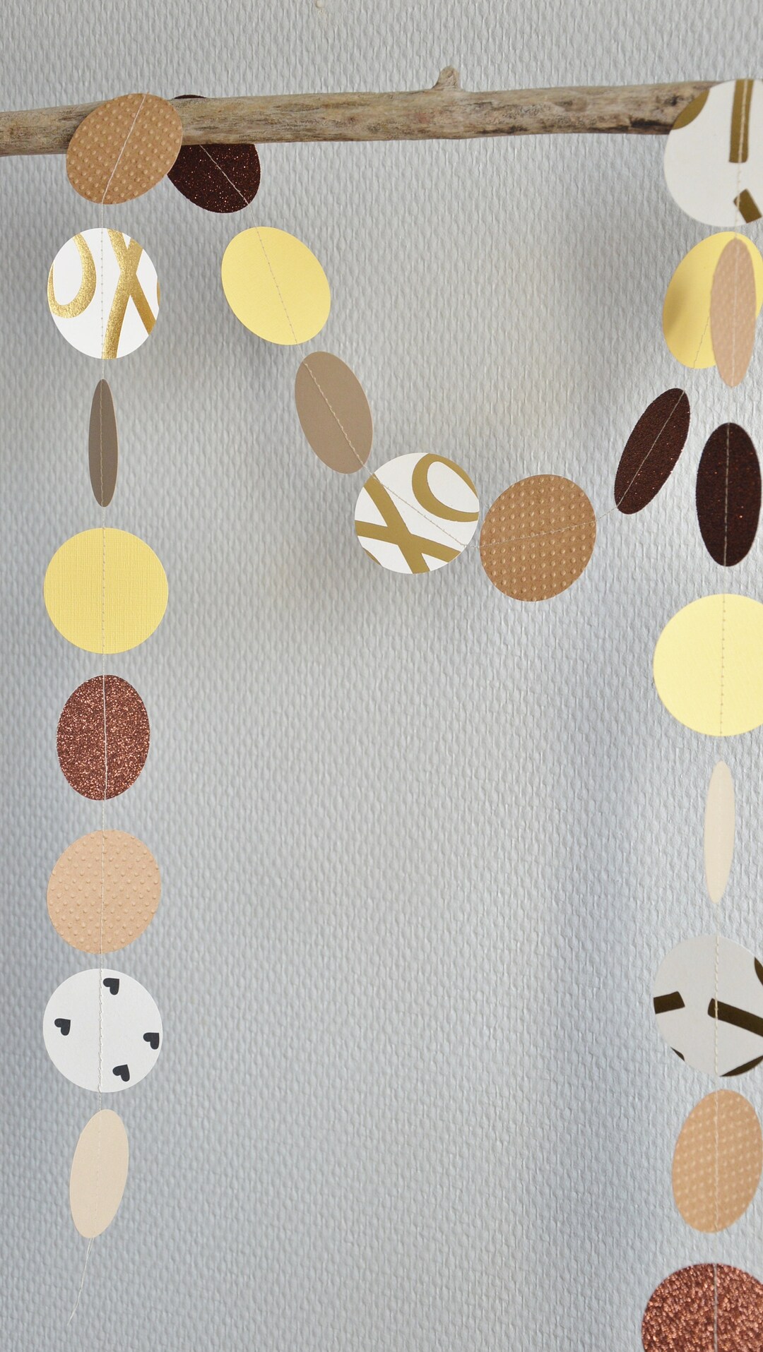 Garland lozenge Cardstock Paper Garland of High Etsy