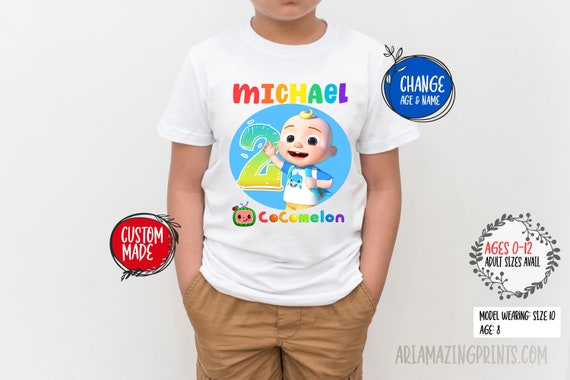 Cocomelon Jj Birthday Shirt Jay Jay Cocomelon Birthday T Etsy