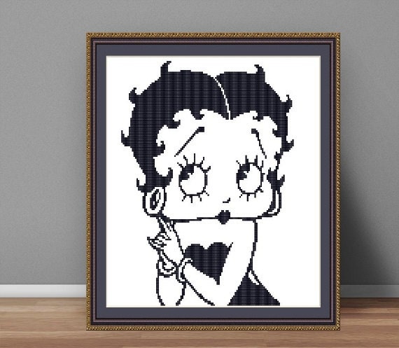 Betty Boop Cross Stitch Charts