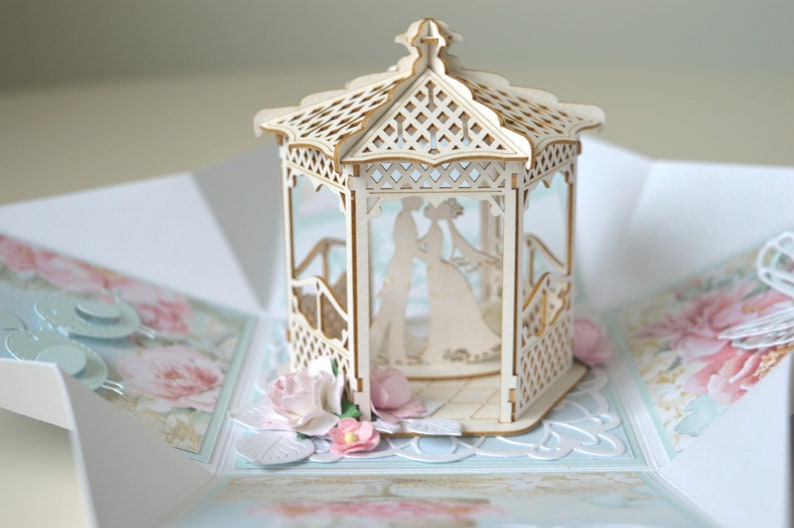 Wedding money card Wedding explosion box Bride and groom card Weding money gift box Wedding cards 3D wedding card Wedding card in box