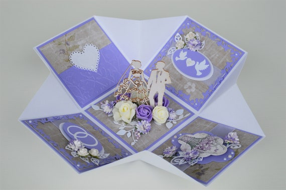 Weddings Greeting Cards Wedding Explosion Box Card Wedding Gift Card Wedding Exploding Box Card Wedding Money Box Wedding Gift Idea Wedding Congrats Card