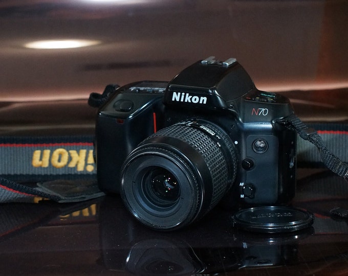 Vintage Nikon N70 35mm SLR Film Camera With a Nikon 3580mm Autofocus