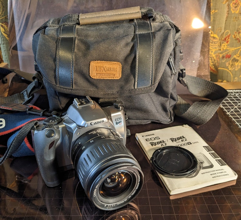 Rare Canon EOS Rebel K2 Film SLR Camera With a Canon 2890mm EF Zoom