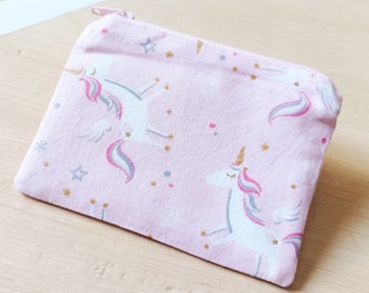 Pink Unicorns coin purse