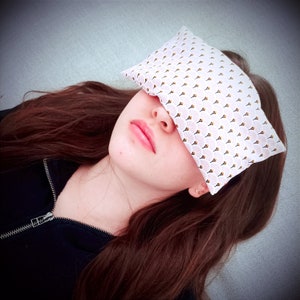 Masque lesté pour les yeux sommeil et méditation image 1