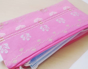 Pochette / trousse pour masques jetables taille ADULTE