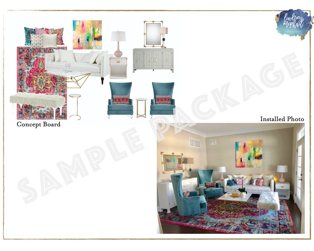 Interior Design Online Service. Complete Design for Your Room With