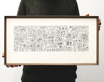 The Persian Village | Etching version | Signed and numbered | Edition of 40