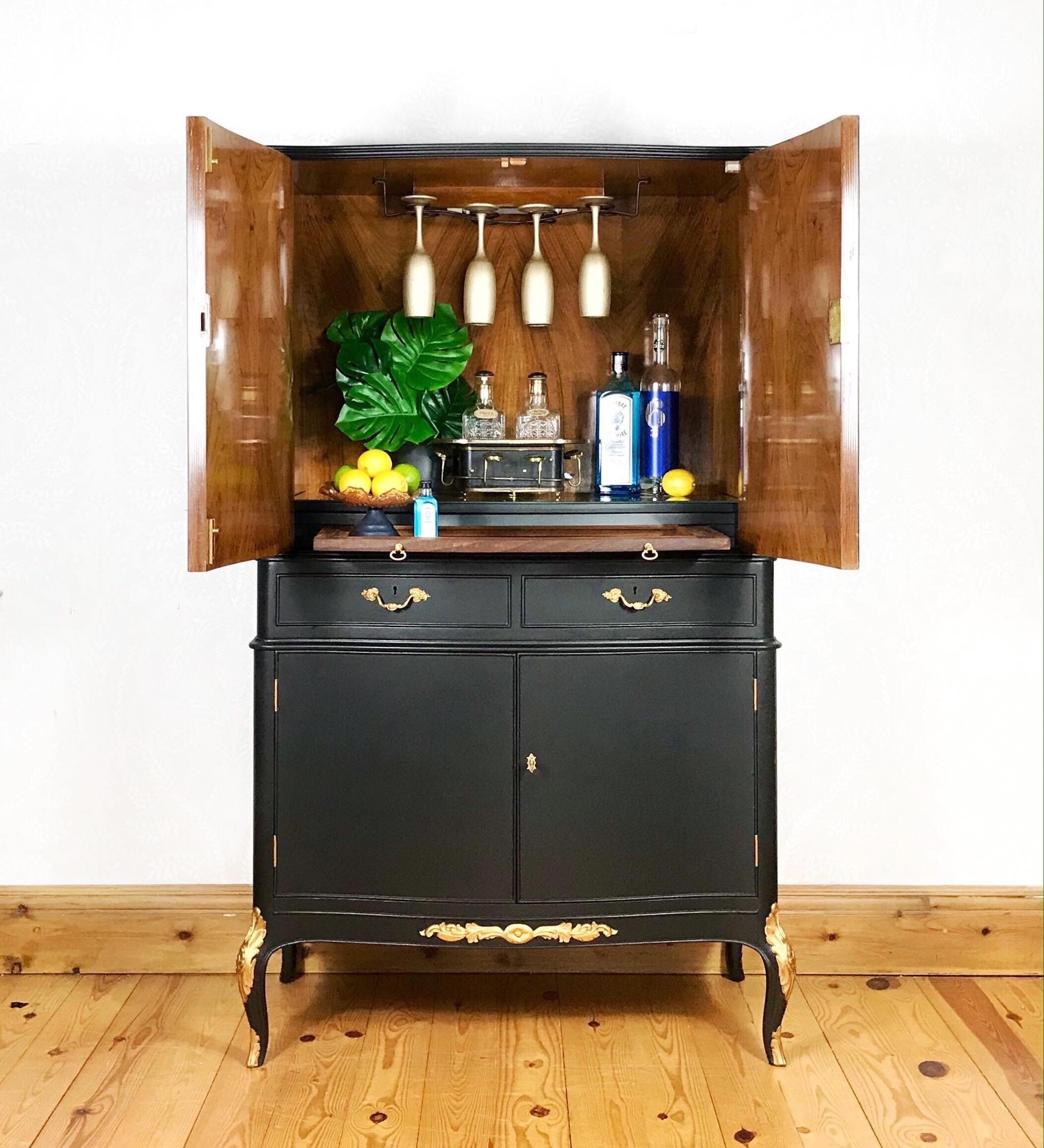 Etsy gin cabinet best sale