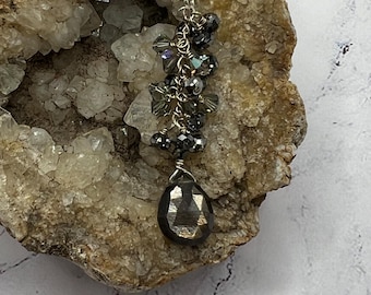 Black Moonstone Necklace