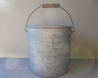 Vintage Minnow Bucket Galvanized Metal Farmhouse Antique Old Bait Bucket,  Metal Pail Rustic Country Fishing Decor -  Canada