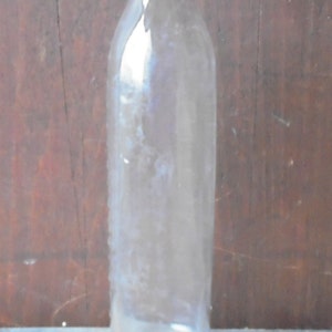 Vintage Glass 8 Ounce Apothecary Jar, Vintage Clear Glass Baby Bottle