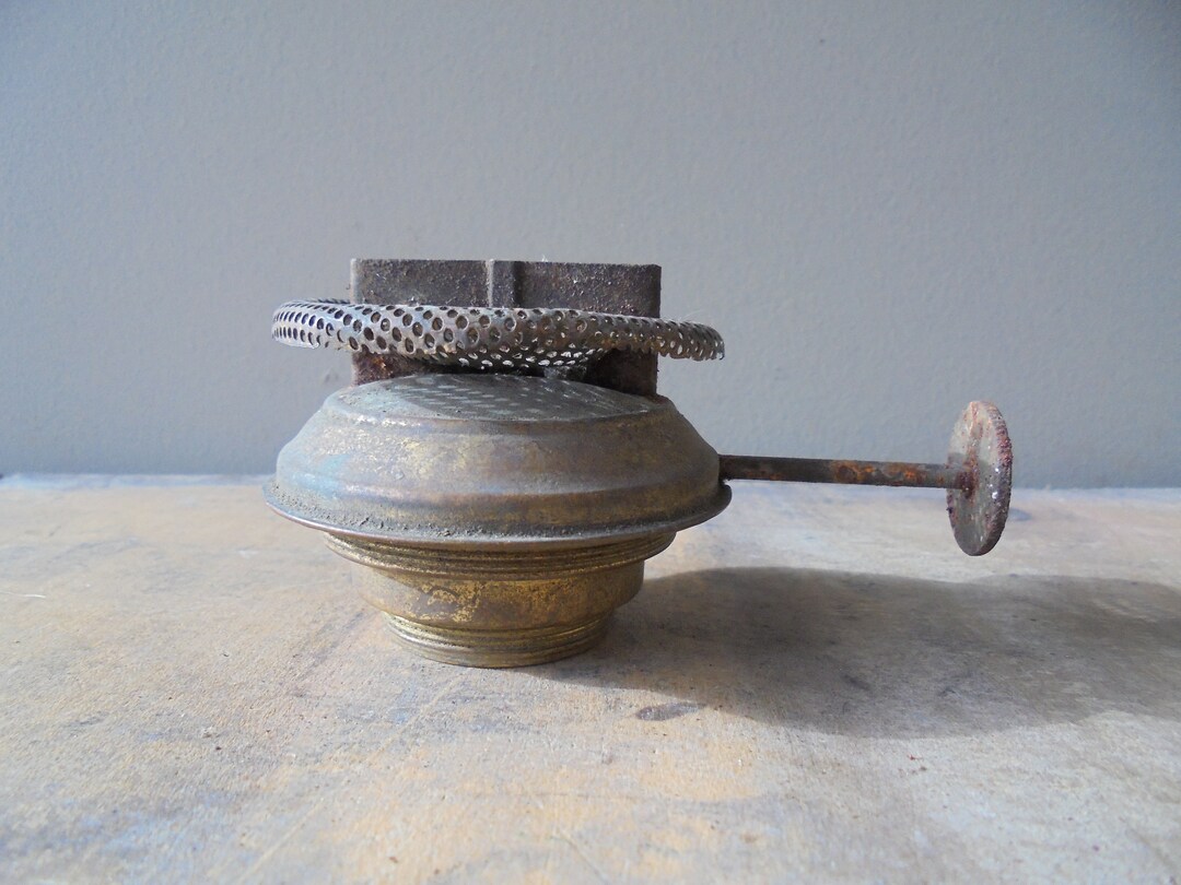 Vintage Eagle Oil Lamp Wick Holder, Vintage Lamp Replacement Part, Kerosene Lamp Hardware
