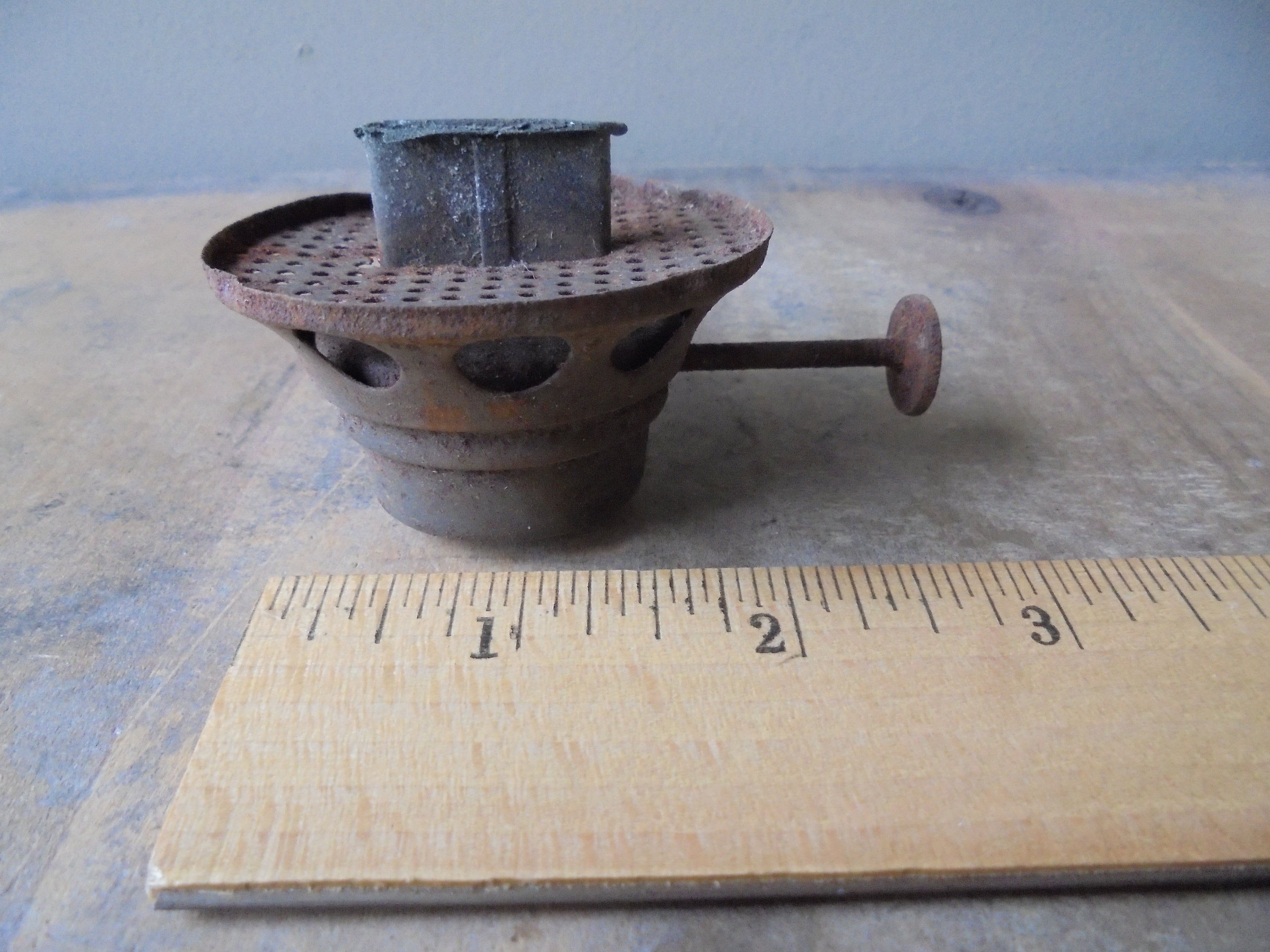 Vintage Oil Lamp Wick Holder Vintage Lamp Replacement Part Etsy