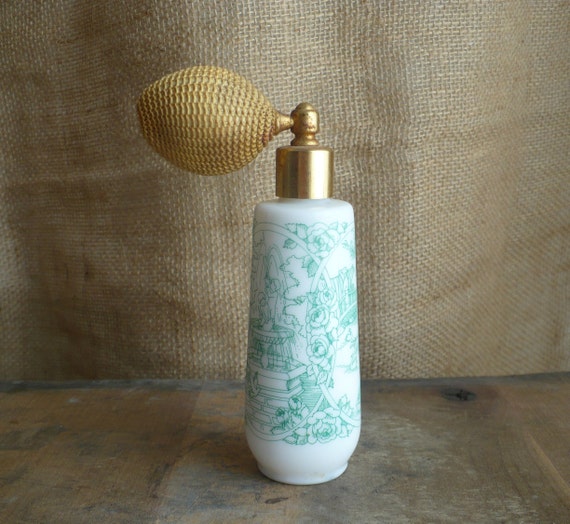Vintage Coty Emeraude Perfume Bottle Vintage Coty Perfume Bottle Atomizer