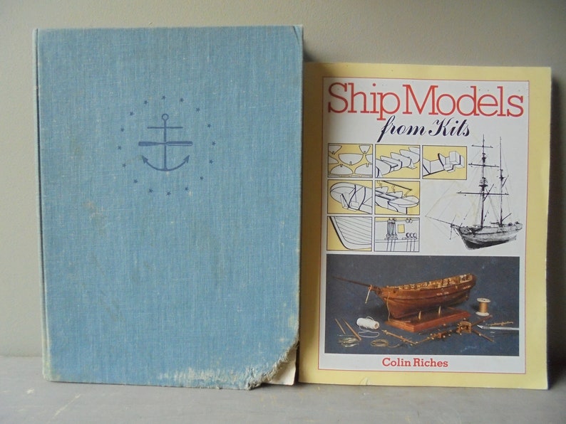 Colinn Ritches Vintage Ship Modeling Book Collection, Set of Three Ship Model Books ...