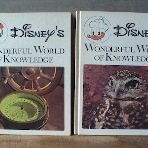 Disney's Wonderful World Of Knowledge, Vintage Hardcover Book, Vintage Science Book, TheEarlyBirdFinds