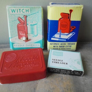 Collection of Needle Threader&#39;s, Vintage Needle Threader, Witch Needle Threader, Vintage Sears Kenmore, TheEarlyBirdFinds