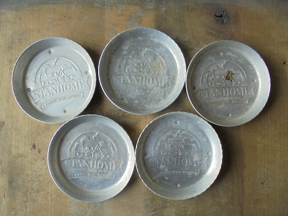 Vintage Stanhome Tray, A Stanley Home Product Ashtray, Set of Five Small  Tin Coasters, Theearlybirdfinds 