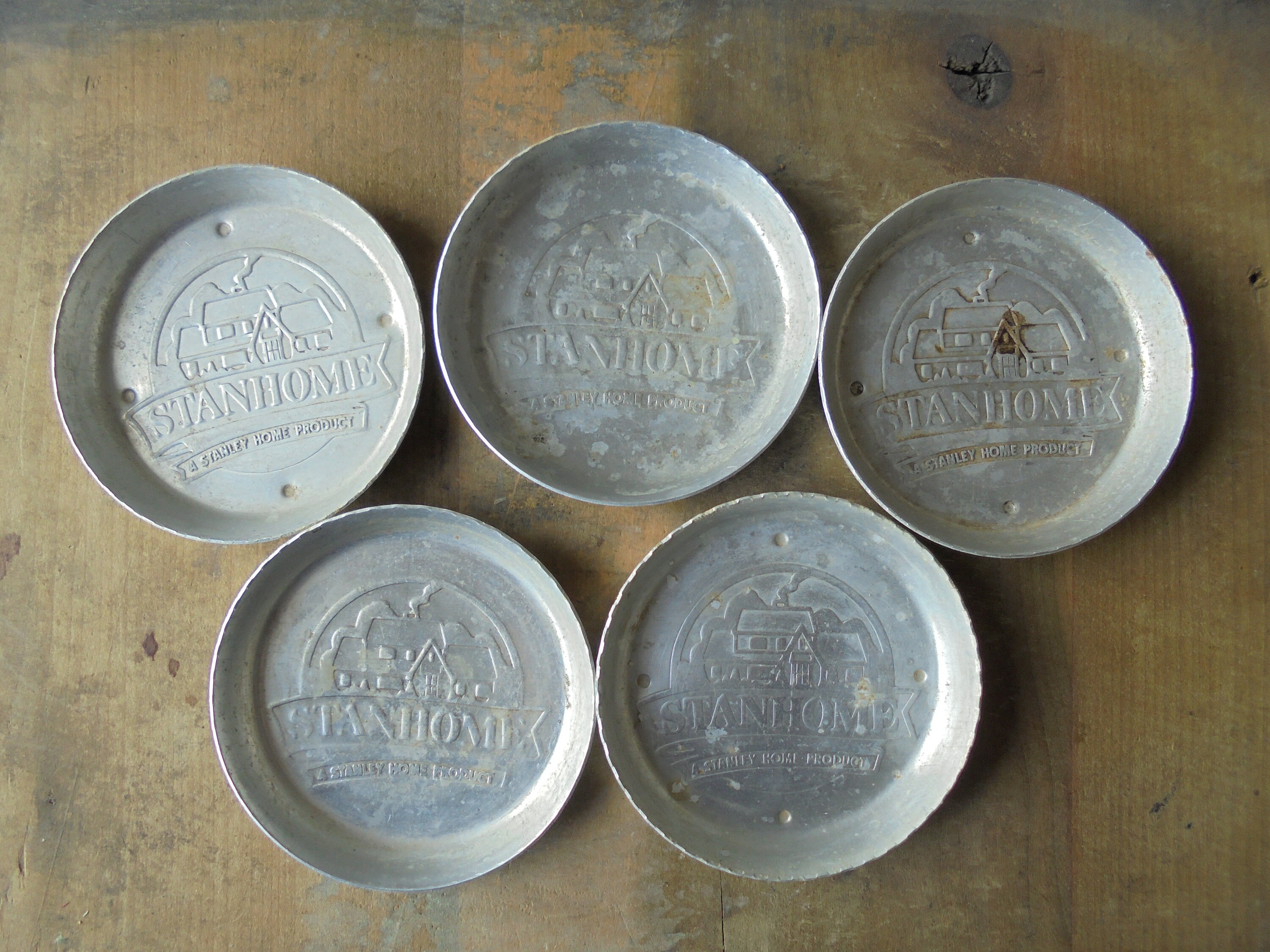 Vintage Stanhome Tray, A Stanley Home Product Ashtray, Set of Five Small  Tin Coasters, Theearlybirdfinds - Etsy
