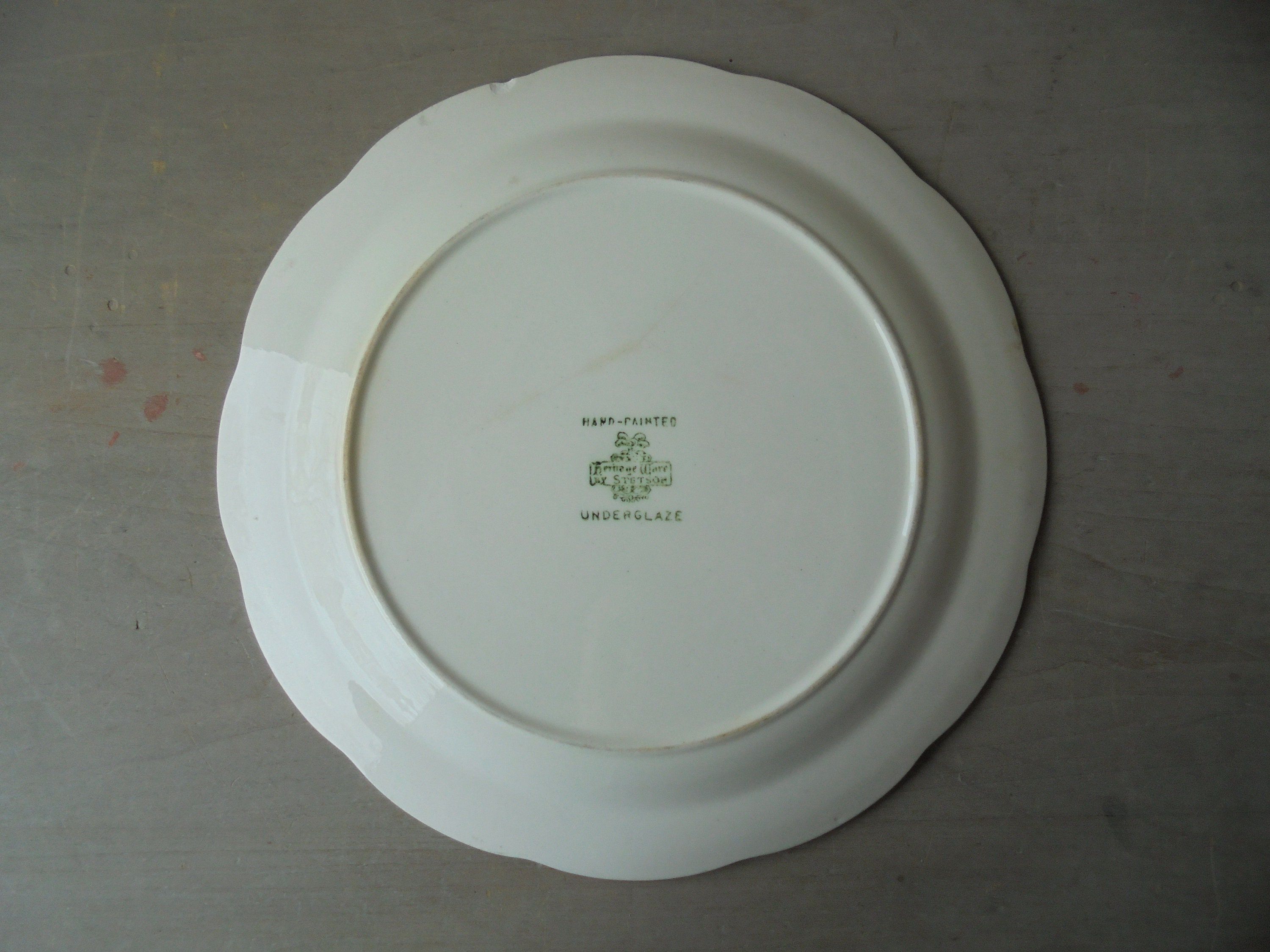 Vintage Heritage Ware by Stetson Handpainted Underglaze Dish Etsy