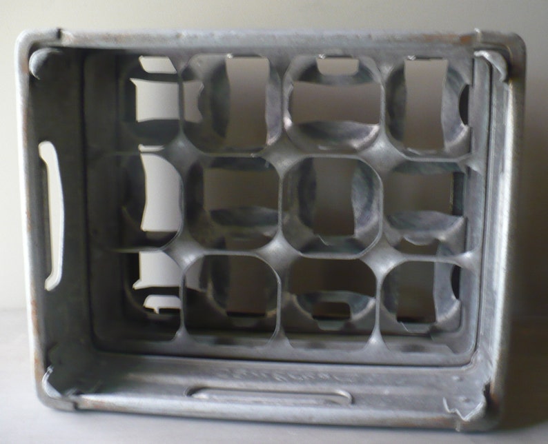 Vintage Sealtest Milk Crate Metal Milk Crate Reynolds | Etsy