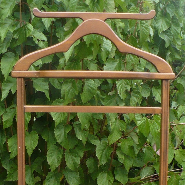 Vintage Butler Stand, Wood Valet Stand, Butler Rack, Wooden Cloths Hanger, Vintage Wardrobe Display, TheEarlyBirdFinds