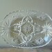 Clear Glass Relish Dish, Small Divided Glass Bowl, Vintage Serving Tray ...