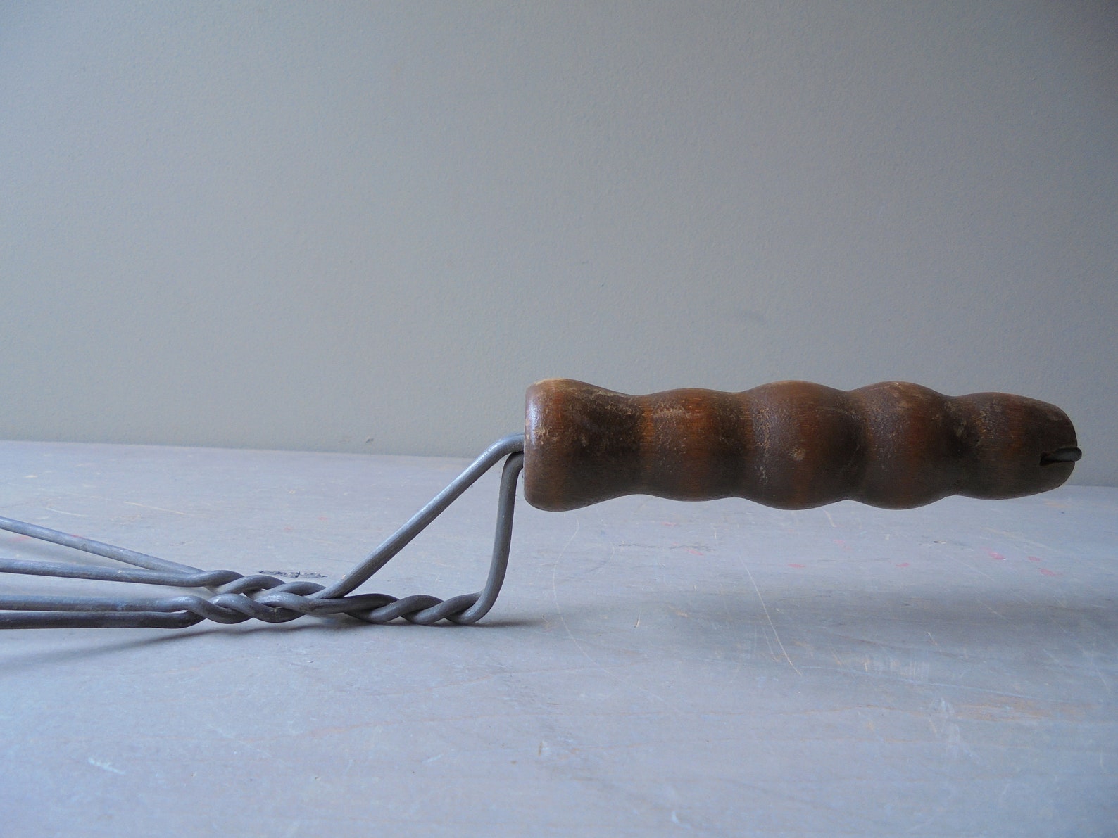 Vintage Rug Beater With Wooden Handle Antique Carpet Beater Etsy