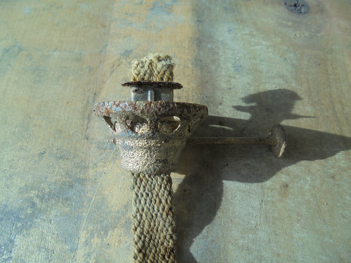Vintage Oil Lamp Wick Holder Vintage Lamp Replacement Part Etsy