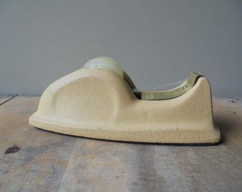 Vintage Tape Dispenser, Riverside Foundry Tape Dispenser, Vintage Desktop Office Supply, TheEarlyBirdFinds