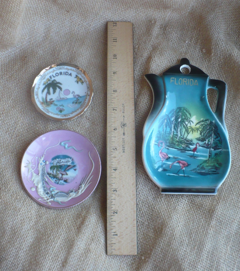 Vintage Tea Bag Holder Tea Rest Vintage Kitschy Florida Etsy