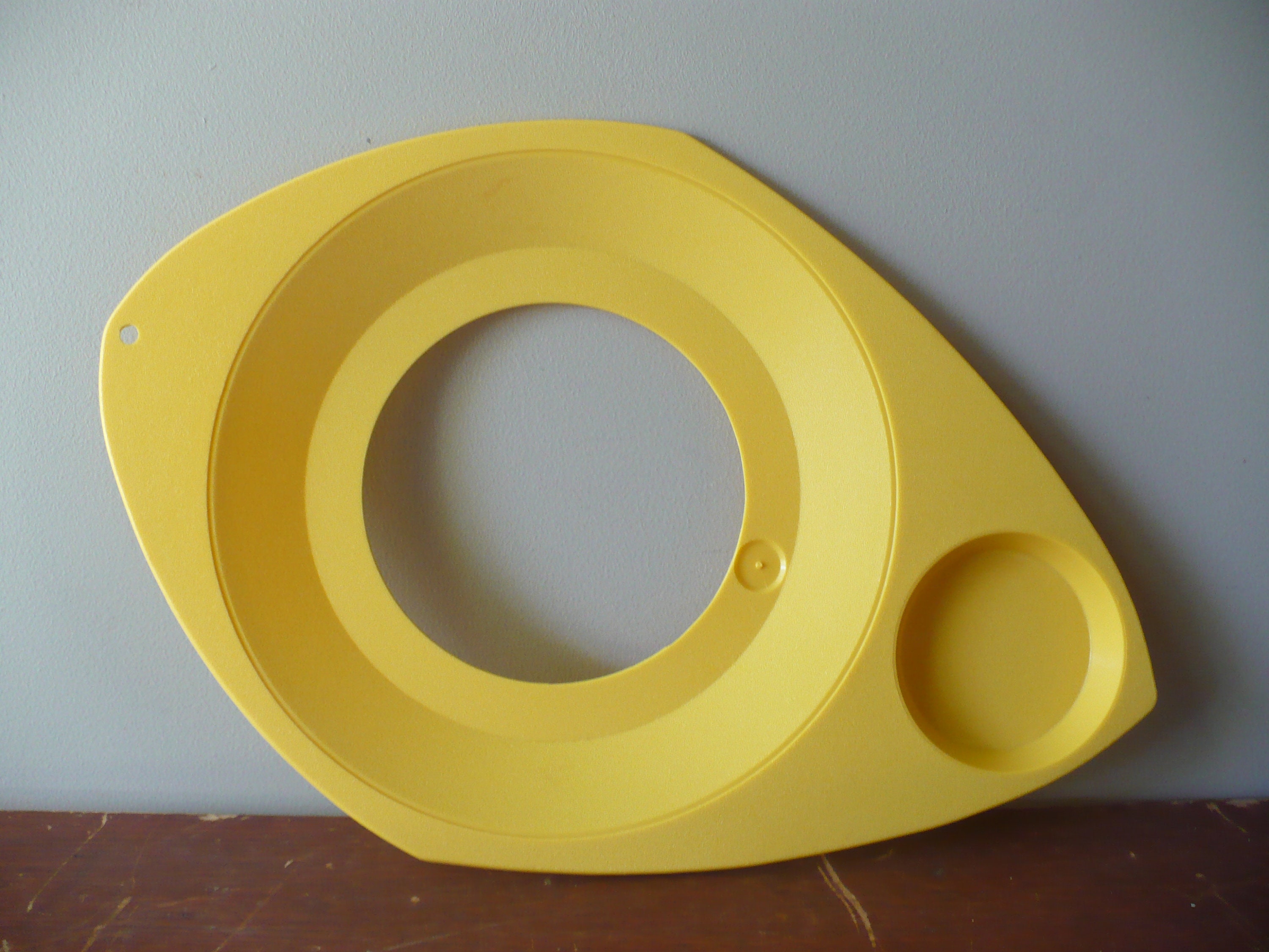 Yellow Plastic Paper Plate Holders Set of Six Vintage Food Etsy