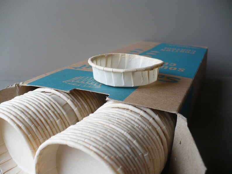 Sweetheart Souffle Cups Vintage Sweetheart Paper Products Etsy