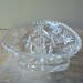 Clear Glass Relish Dish, Small Divided Glass Bowl, Vintage Serving Tray ...